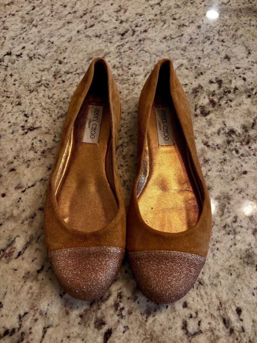Jimmy Choo Hazel Ballerina Flats 38.5